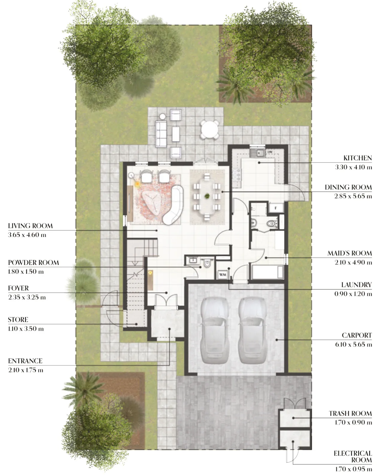 1 Bedroom Floor Plan