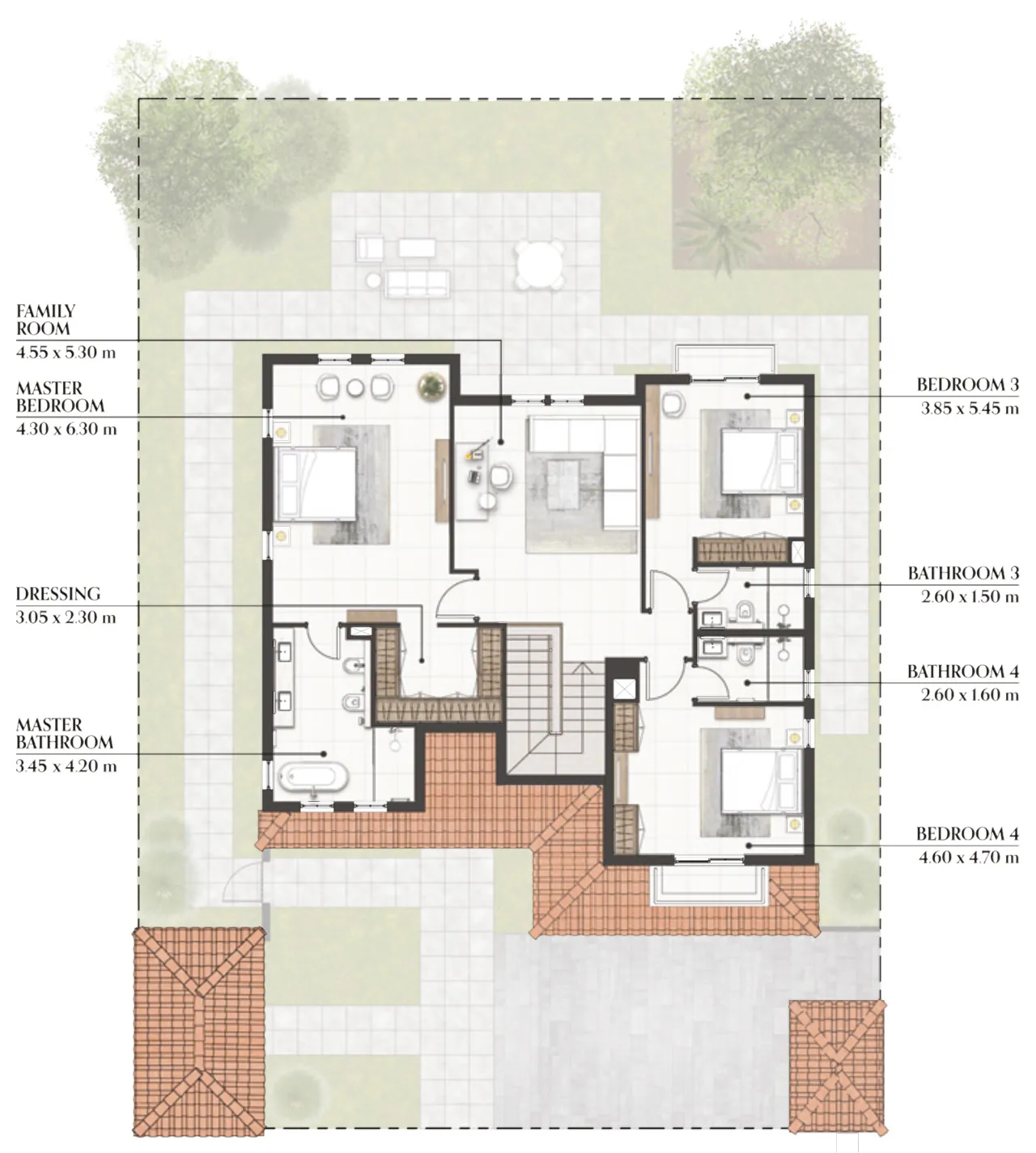 2 Bedroom Floor Plan