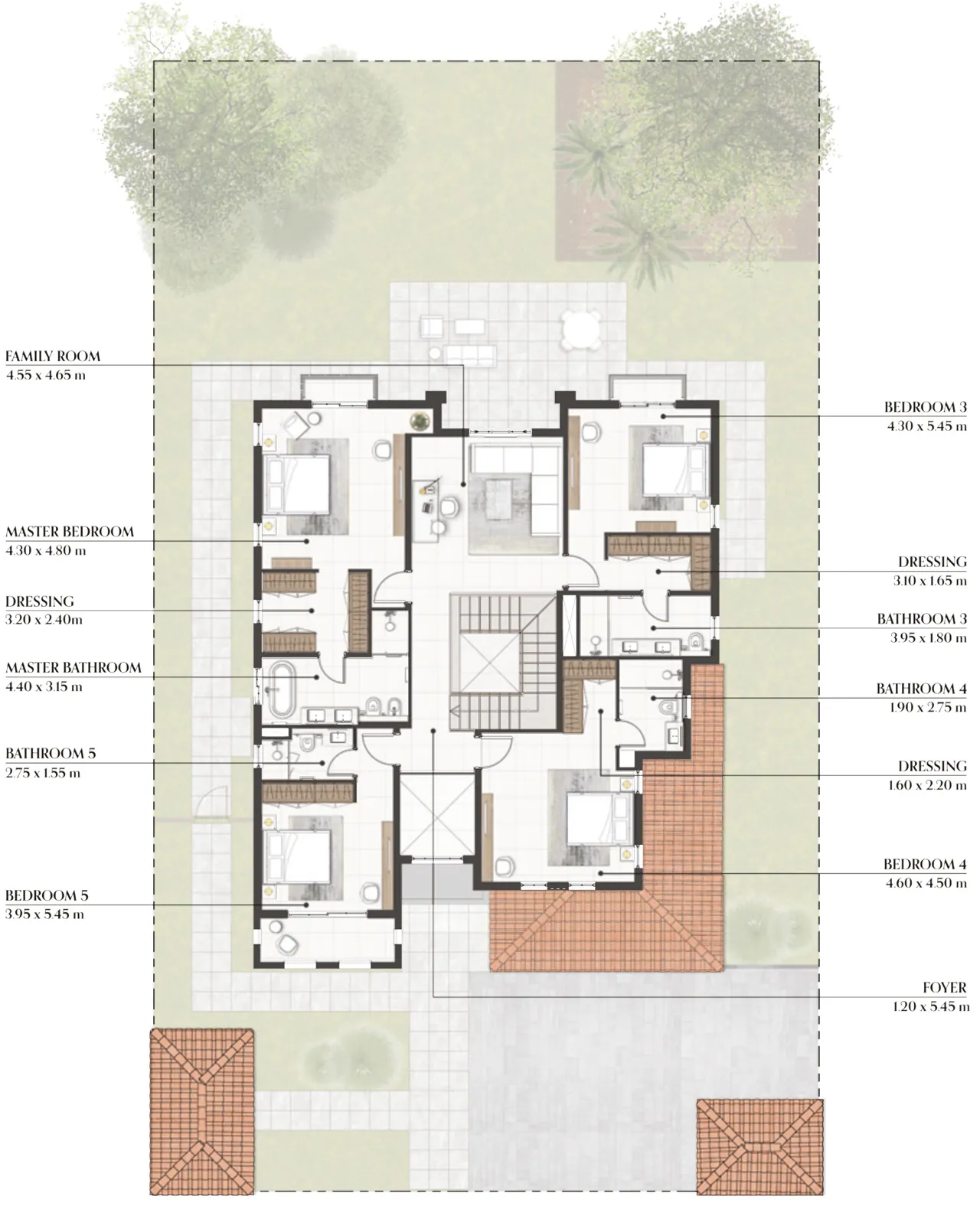 3 Bedroom Floor Plan